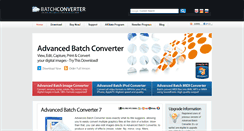 Desktop Screenshot of batchconverter.com