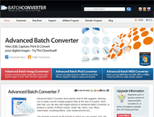 Tablet Screenshot of batchconverter.com